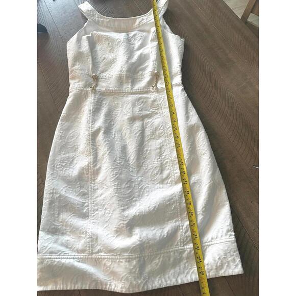 Vineyard Vines For Kentucky Derby White Textured Mini Dress Women’s size 6 - Picture 10 of 12